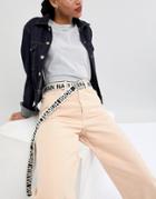 Weekday Limited Collection Webbed Utah Belt - White
