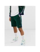 Polo Ralph Lauren Taped And Icon Logo Tricot Track Shorts In Green
