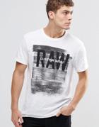 G-star Xaix Raw Etch Logo T-shirt - White