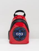 Gigi Hadid Micro Backpack With All Seeing Eye - Black