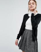 New Look Button Down Cardigan - Black