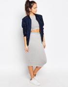 New Look Skirt With Elastic Waist - White