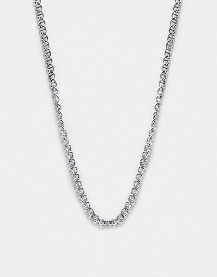 Icon Brand Chain Necklace In Silver