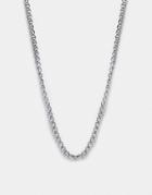 Icon Brand Chain Necklace In Silver