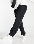 River Island Prlfc Polar Fleece Sweatpants In Black