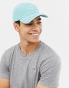 Hollister Twill Cap In Blue - Green