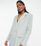 In The Style X Dani Dyer Exclusive Double Breasted Blazer In Blue - Part Of A Set