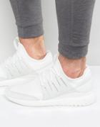 Adidas Originals Tubular Radial Sneakers In White Aq6722 - White