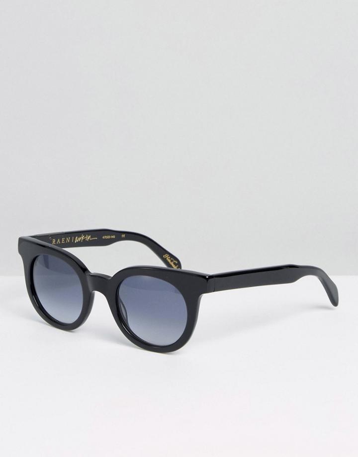 Raen Chunky Frame Sunglasses - Black