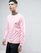Carhartt Wip Pocket Long Sleeve T-shirt - Pink