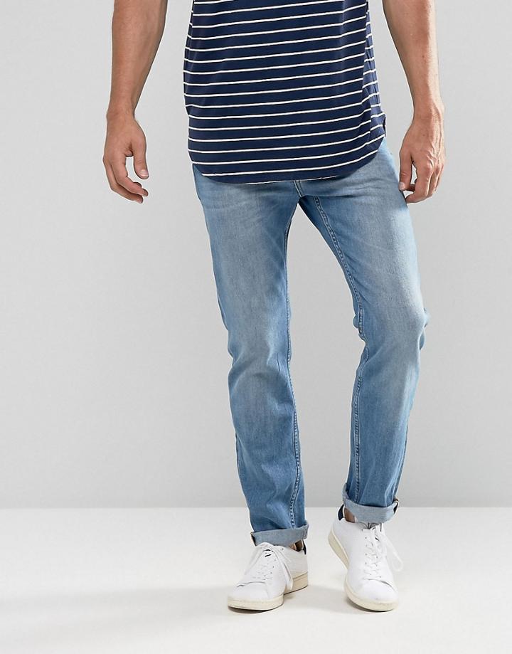 Lee Rider Slim Fit Jean Light Wash - Blue