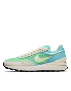 Nike Waffle One Sneakers In Bleached Aqua/lime Glow-blues