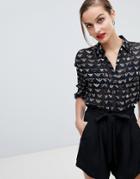 Emporio Armani Eagle Print Shirt - Black