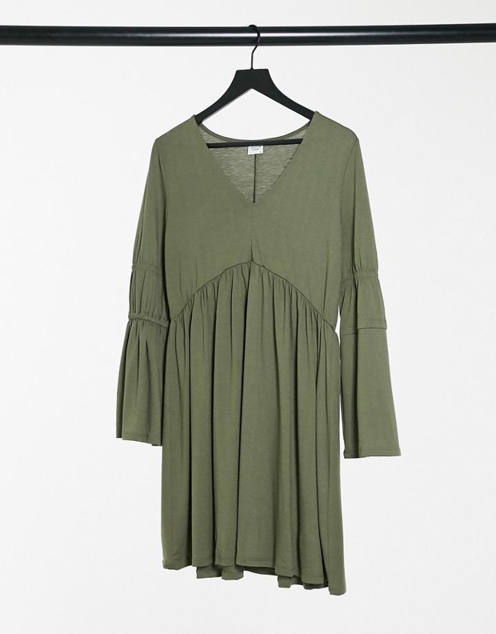 Jdy Textured Mini Dress In Green