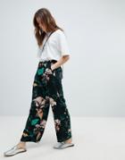 Only Wide Leg Floral Pants - Multi