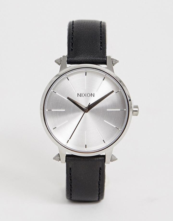 Nixon A108 Artifact Kensington Leather Watch - Black