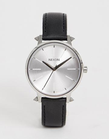Nixon A108 Artifact Kensington Leather Watch - Black