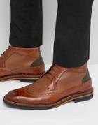 Ted Baker Cinika Short Brogue Boots - Tan