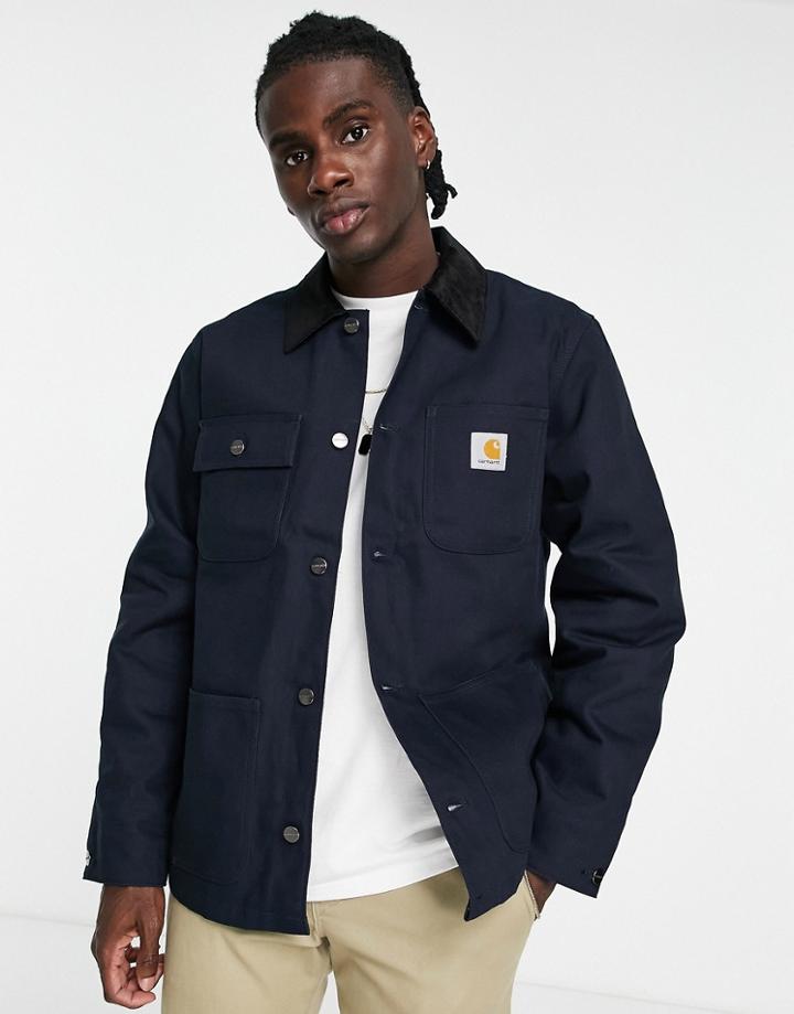 Carhartt Wip Michigan Jacket In Navy