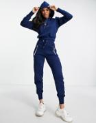 Pindydoll Oleana Hoodie And Sweatpants Tracksuit Set-navy