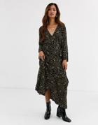 Leon & Harper Ruppert Print Wrap Dress