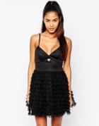 Ariana Grande For Lipsy Rara Mini Prom Dress - Black