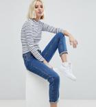 River Island Stripe Long Sleeve Top - Multi