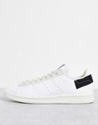 Adidas Originals Parley Stan Smith Sneakers In White With Black Heel Detail