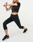 Only Play 3/4 Workout Leggings In Black