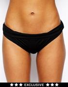 Asos Fuller Bust Exclusive Marilyn Bikini Bottom - Black