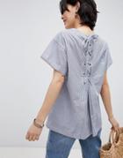 Deby Debo Pacifique Stripe Top-blue