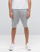 Kubban Raw Edge Jersey Shorts - Gray
