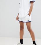 Puma Organic Cotton Towelling Shorts In White Exclusive To Asos - White