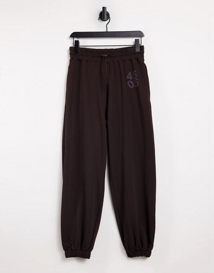 Asos 4505 Unisex Oversized Sweatpants-brown
