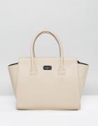 Paul's Boutique Winged Tote Bag In Nude - Beige