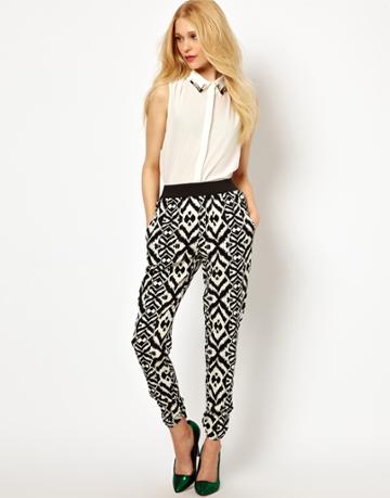 River Island Ikat Print Pants