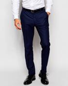 Selected Homme Wedding Suit Trousers In Slim Fit - Navy