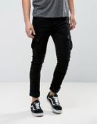 Loyalty And Faith Eldon Skinny Cargo Jeans - Black