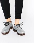Truffle Collection Bet Chunky Lace Up Flat Shoes - Silver