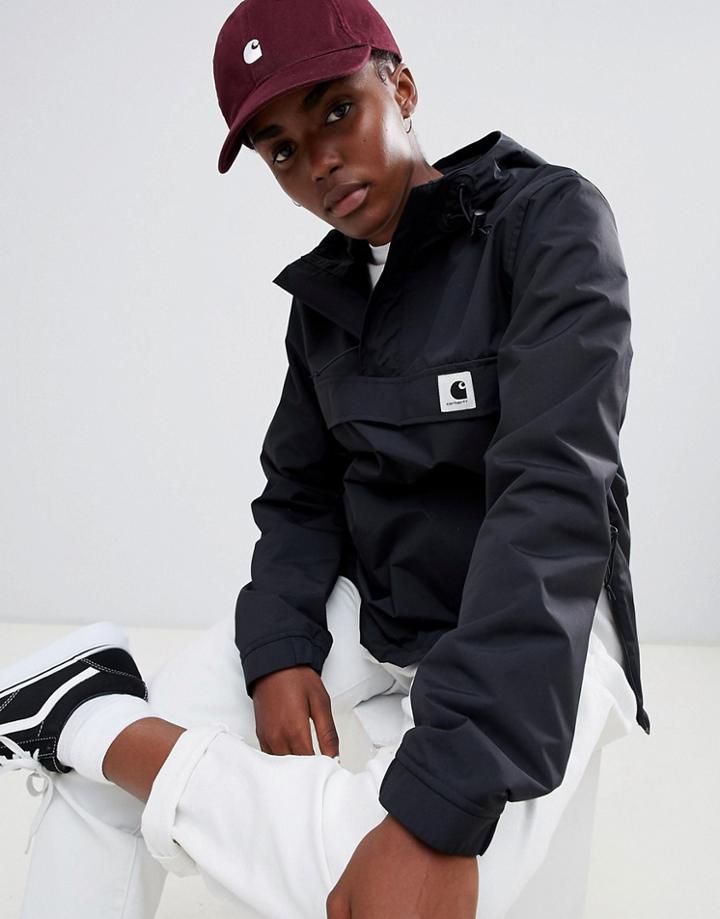 Carhartt Wip Pullover Waterproof Jacket - Black