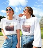 Labelrail X Collyer Twins Relaxed Sweatshirt With Sunflower Graphic Print-white