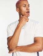 Asos 4505 Easy Fit Workout T-shirt With Contrast Panels-white