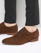 Aldo Gwidol Suede Oxford Shoes - Brown