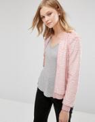 Only Alexa Long Sleeve Bomber - Pink