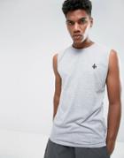 Criminal Damage Maverick Sleeveless T-shirt Tank - Gray