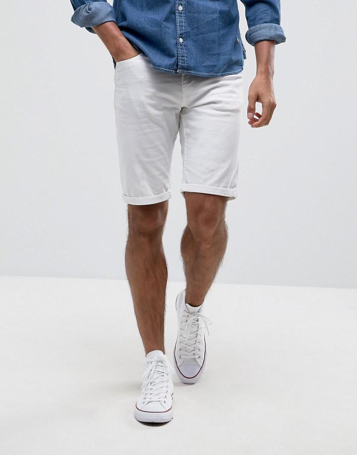 Blend Denim Short White - White