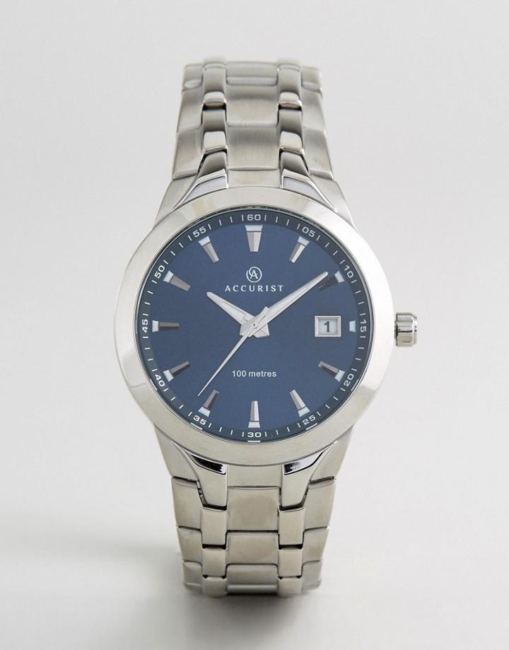 Accurist Mb860n Bracelet Watch In Silver - Silver