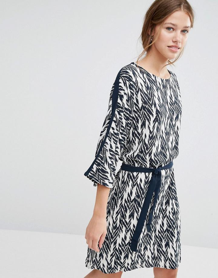 Just Ikat Shift Dress - Blue