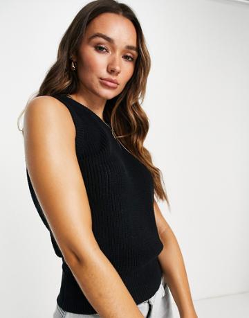 In Wear Disa Sleeveless Sweater In Black