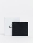 Farah Bi-fold Wallet In Black Leather